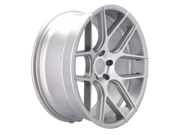 Jantes HAXER HX022 20x9 5X120 ET 35 72.6 (Prata Polida Metade Matte + Revestimento em Pó)