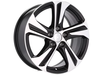 Jantes Hyundai Santa Fe 16x6.5  4X108  ET  25  65.1 Preto Polido  + Revestimento em Pó