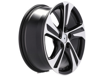 Jantes Hyundai Santa Fe 16x6.5  4X108  ET  25  65.1 Preto Polido  + Revestimento em Pó