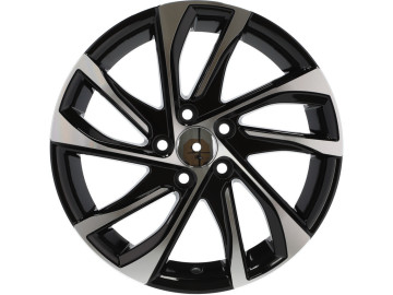 Jantes Look Peugeot / Citroen 15x6.5 5X98 ET 39 58.1 (Preto Polido)