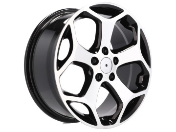 Jantes Look Ford Focus Mondeo 16x6.5 5X108 ET 50 63.4 Preto Polido