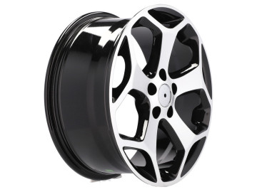 Jantes Look Ford Focus Mondeo 16x6.5 5X108 ET 50 63.4 Preto Polido