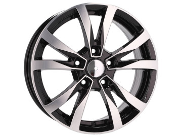 Jantes Look Renault Trafic 16x6.5 5X114.3 ET 42 67.1 (Preto Polido)