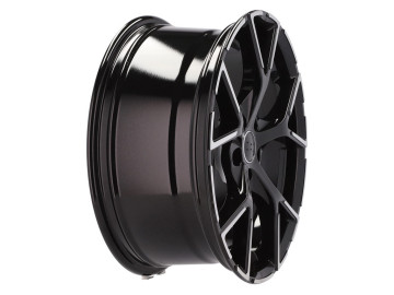 Jantes Look Audi RS3 8Y 17x7.5 5X112 ET 42 66.5 (Preto Polido Metade Matte) 