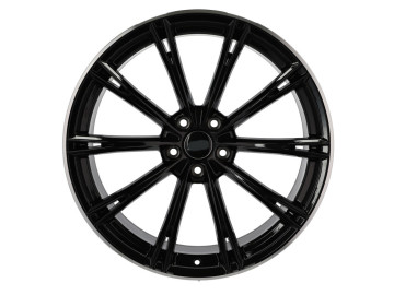 Jantes Look Audi ABT Sport GR 20x9 5X112 ET 35 66.5 (Preto + Aba Polido) 