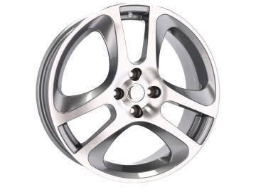 Jantes Look ALFA ROMEO Mars Mito 17x7 4X98 ET 41 58.5 (Cinza Polido) 