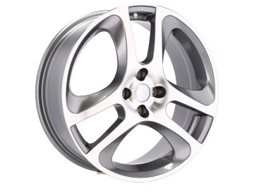 Jantes Look ALFA ROMEO Mars Mito 17x7 4X98 ET 41 58.5 (Cinza Polido) 