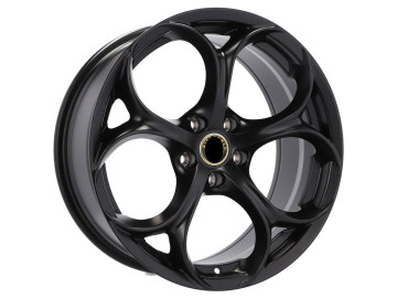 Jantes Look Alfa Romeo Giulia 18x8 5X110 ET 33 65.1 (Preto Metade Matte)