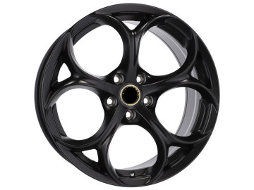 Jantes Look Alfa Romeo Giulia 18x8 5X110 ET 33 65.1 (Preto Metade Matte)