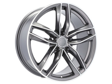 Jantes Look Audi RS6 C7 16x7 5X112 ET 39 66.5 (Cinza Polido)