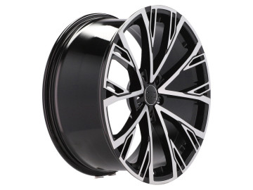 Jantes Look Audi A5 concept 22x9.5 5X112 ET 30 66.5 (Preto Polido)