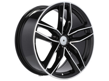 Jantes Look Audi RS6 C7 19x8.5 5X112 ET 35 66.5 (Preto Polido) 