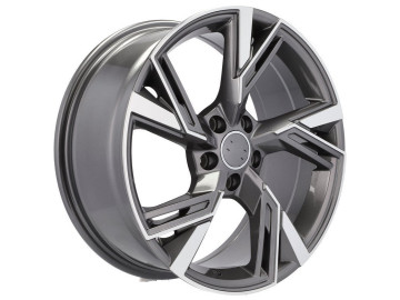 Jantes Look Audi Rs6 20x9 5X112 ET 25 66.5 (Cinza Polido) 