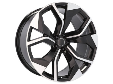 Jantes Look Audi RSQ8 4M 20x9 5X112 ET 25 66.5 (Preto Polido) 