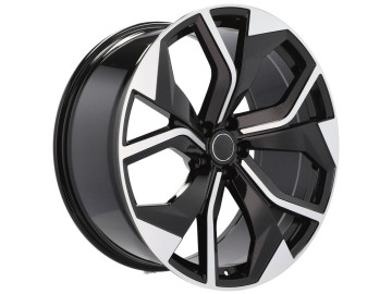 Jantes Look Audi RSQ8 4M 20x9 5X112 ET 25 66.5 (Preto Polido) 