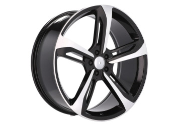 Jantes Look Audi CT 20x9 5X112 ET 33 66.5 (Preto Polido) 