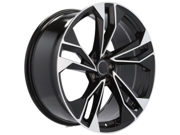 Jantes Look Audi A5 Sportback 20x9 5X112 ET 34 66.5 (Preto Polido) 