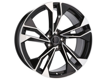 Jantes Look Audi A5 Sportback 20x9 5X112 ET 34 66.5 (Preto Polido) 