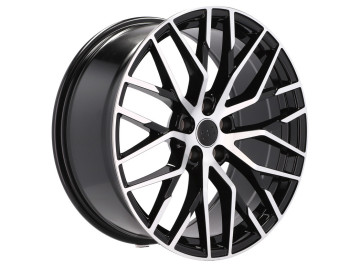 Jantes Look Audi R8 20x9 5X112 ET 35 66.5 (Preto Polido) 