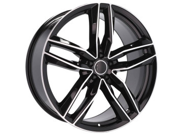 Jantes Look Audi RS6 C7 20x9 5X112 ET 37 66.5 (Preto Polido) 