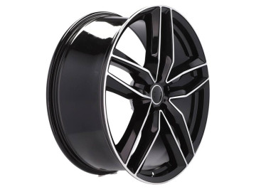 Jantes Look Audi RS6 C7 20x9 5X112 ET 37 66.5 (Preto Polido) 