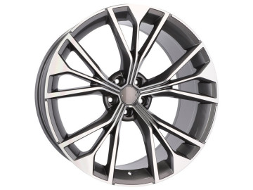 Jantes Look Audi Q7/Q8 21x10 5X112 ET 20 66.5 (Cinza Polido)