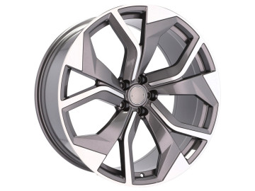 Jantes Look Audi RSQ8 4M 22x10 5X112 ET 26 66.5 (Cinza Polido) 