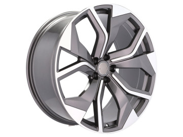 Jantes Look Audi RSQ8 4M 22x10 5X112 ET 26 66.5 (Cinza Polido) 