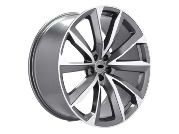 Jantes Look Audi Q7 Q8 5815 22x10 5X112 ET 26 66.5 (Cinza Polido + Revestimento em Pó)