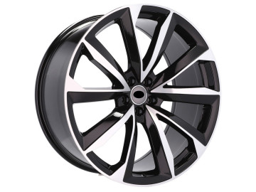 Jantes Look Audi Q7 Q8 5815 22x10 5X112 ET 26 66.5 (Preto Polido + Revestimento em Pó)