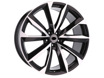 Jantes Look Audi Q7 Q8 5815 22x10 5X112 ET 26 66.5 (Preto Polido + Revestimento em Pó)