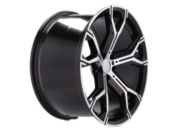 Jantes Look BMW Style 741M 22x10.5 5X112 ET 43 66.6 (Preto Polido)