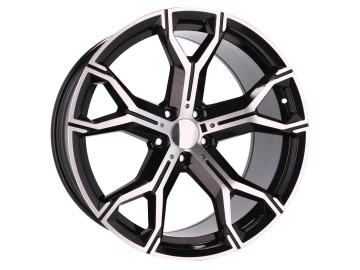 Jantes Look BMW Style 741M 22x10.5 5X112 ET 43 66.6 (Preto Polido)