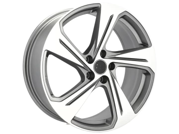 Jantes Look Audi A3 18x8 5X112 ET 35 66.5 (Cinza Polida)