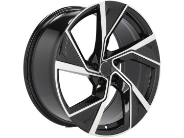 Jantes Look Audi A4 19x8.5 5X112 ET 35 66.5 (Preto Polido)