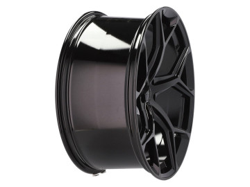 Jantes Look Audi A8 19x8.5 5X112 ET 27 66.5 (Preto Metade Matte)