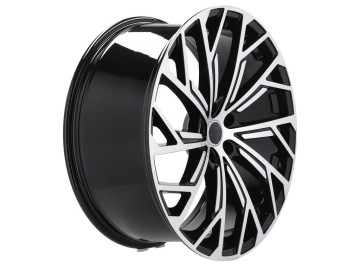 Jantes Look Audi A8 S8 21x9 5X112 ET 37 66.5 (Preto Polido)