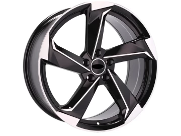 Jantes Look Audi A9 17x7.5 5X112 ET 45 66.5 (Preto Polido)