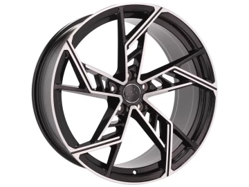 Jantes Look Audi ABT 18x8 5X112 ET 40 66.5 (Preto Polido)