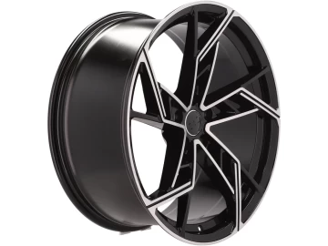 Jantes Look Audi ABT 18x8 5X112 ET 40 66.5 (Preto Polido)