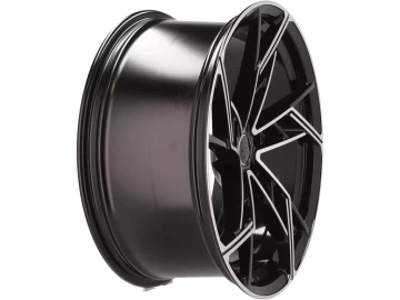 Jantes Look Audi ABT 18x8 5X112 ET 40 66.5 (Preto Polido)