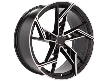 Jantes Look Audi ABT 19x8.5 5X112 ET 40 66.5 (Preto Polido)