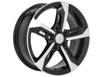 Jantes Look Audi CT 16x6.5 5X100 ET 40 57.1 (Preto Polido)