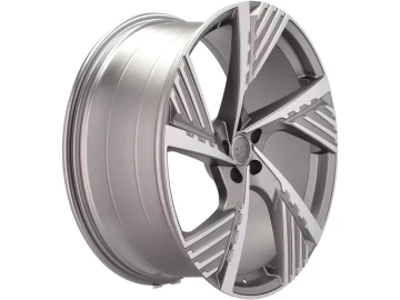 Jantes Look Audi E-Tron GE Sportback 19x8 5X112 ET 34 66.5 (Cinza Polida Metade Matte)