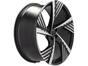 Jantes Look Audi E-Tron GE Sportback 19x8 5X112 ET 34 66.5 (Preto Polido Metade Matte)