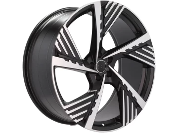 Jantes Look Audi E-Tron GE Sportback 20x9 5X112 ET 38 66.5 (Preto Polido Metade Matte)