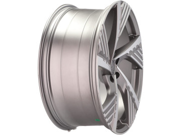 Jantes Look Audi E-Tron GE Sportback 22x9.5 5X112 ET 36 66.5 (Cinza Polido Metade Matte)