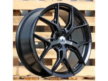 Jantes Look Audi Q6 E-TRON 20x8.5 5X130 ET 35 66.5 (Preto Metade Matte)