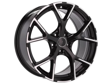 Jantes Look Audi RS3 8Y 18x8 5X112 ET 39 57.1 (Preto Polido Metade Mate)