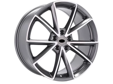 Jantes Look Audi RS4 17x7.5 5X100 ET 39 57.1  (Cinza Polido Metade Matte)